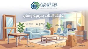 تغليف الأثاث بحرفية وأمان قبل الشحن
