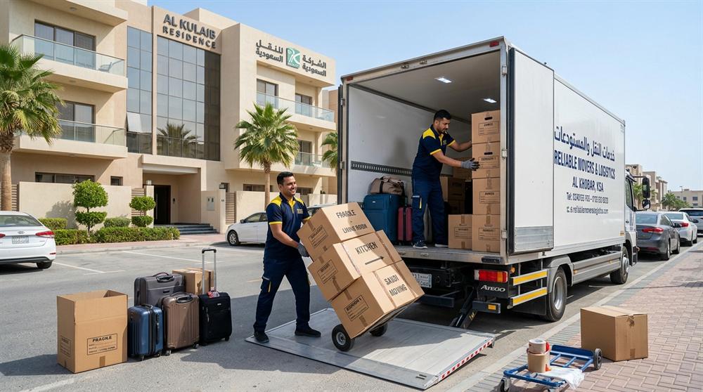 خدمة شحن الأغراض من الخبر إلى مصر من الباب إلى الباب